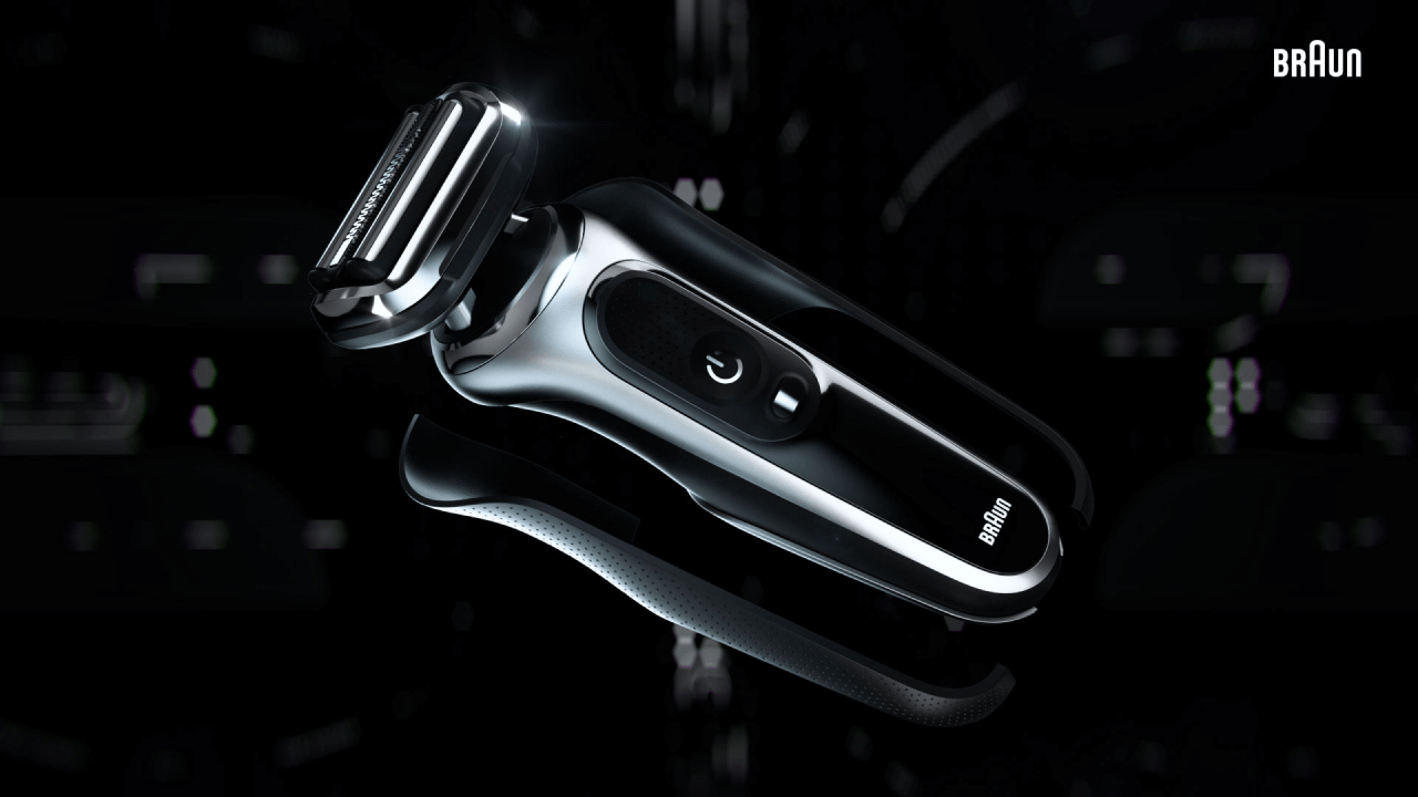 Braun Razor final product CGI