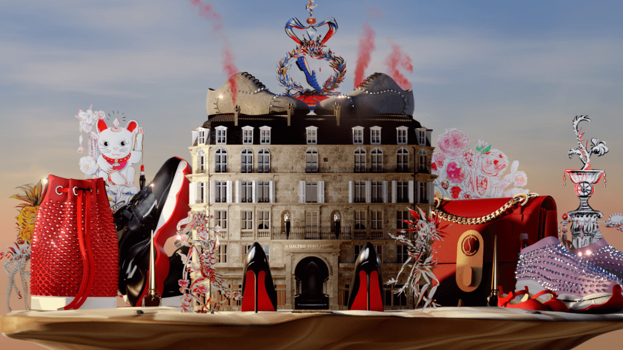 3D modelled Christian Louboutin house