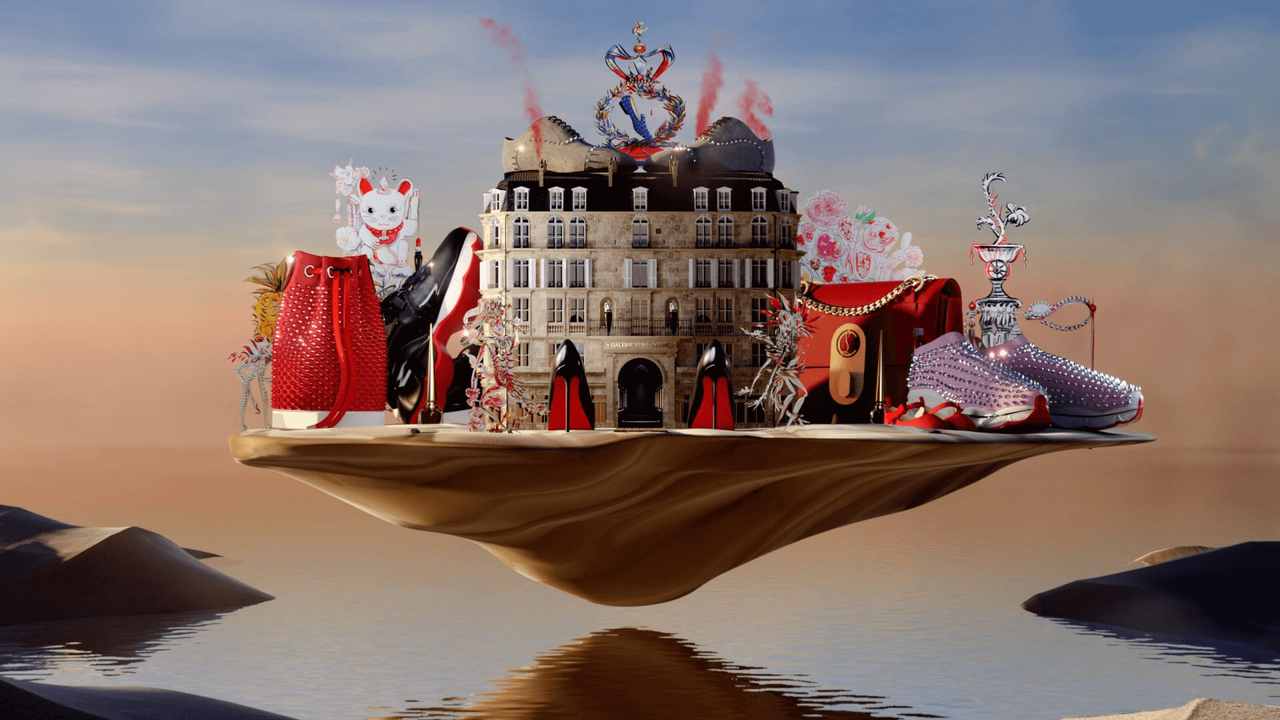 Christian Louboutin, the Gift campaign in CGI