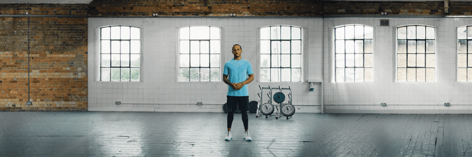 Lewis Hamilton demonstrating the Puma Skill Cube trail