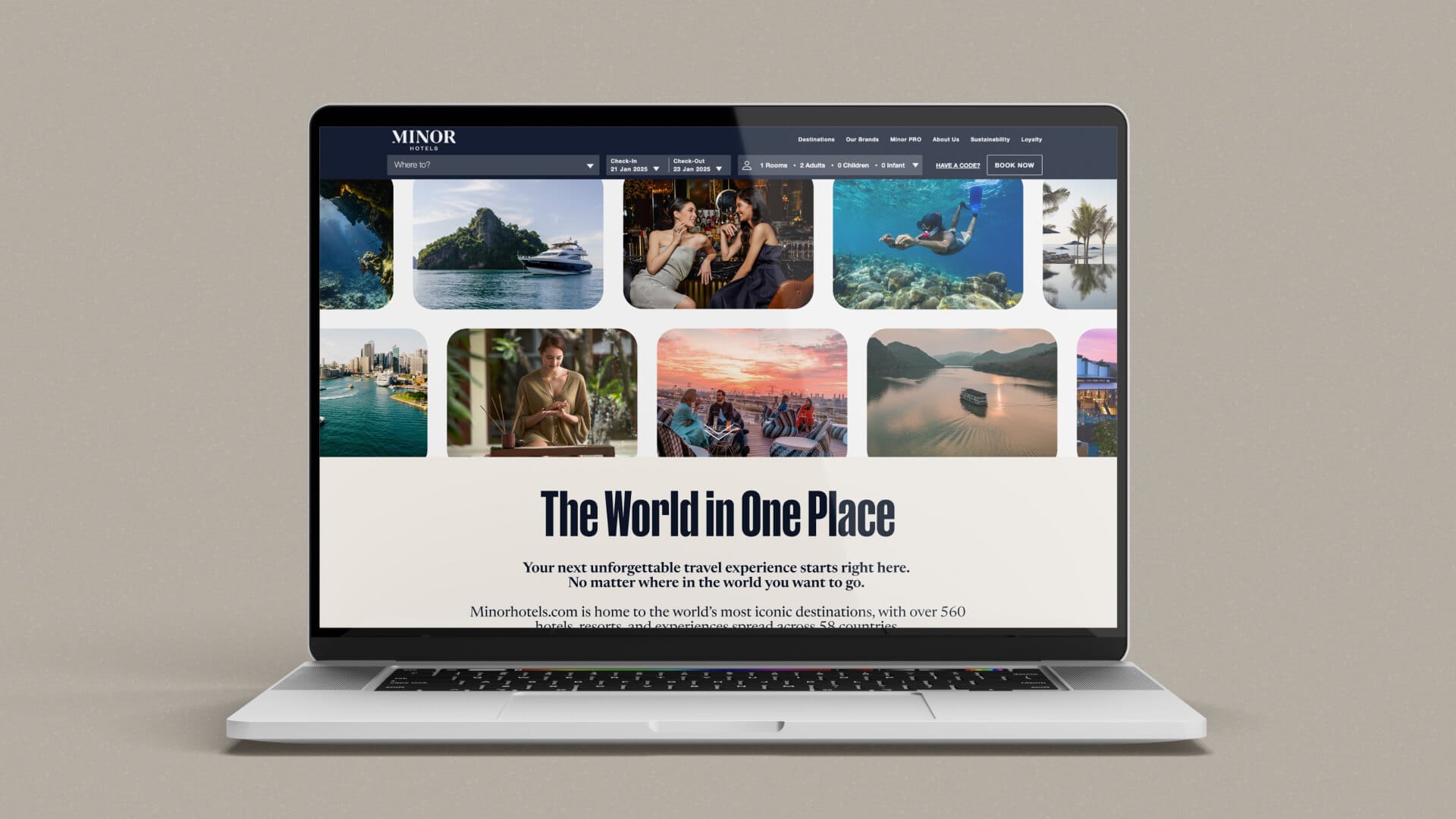Website Campaign Landing Page for Minor Hotels
