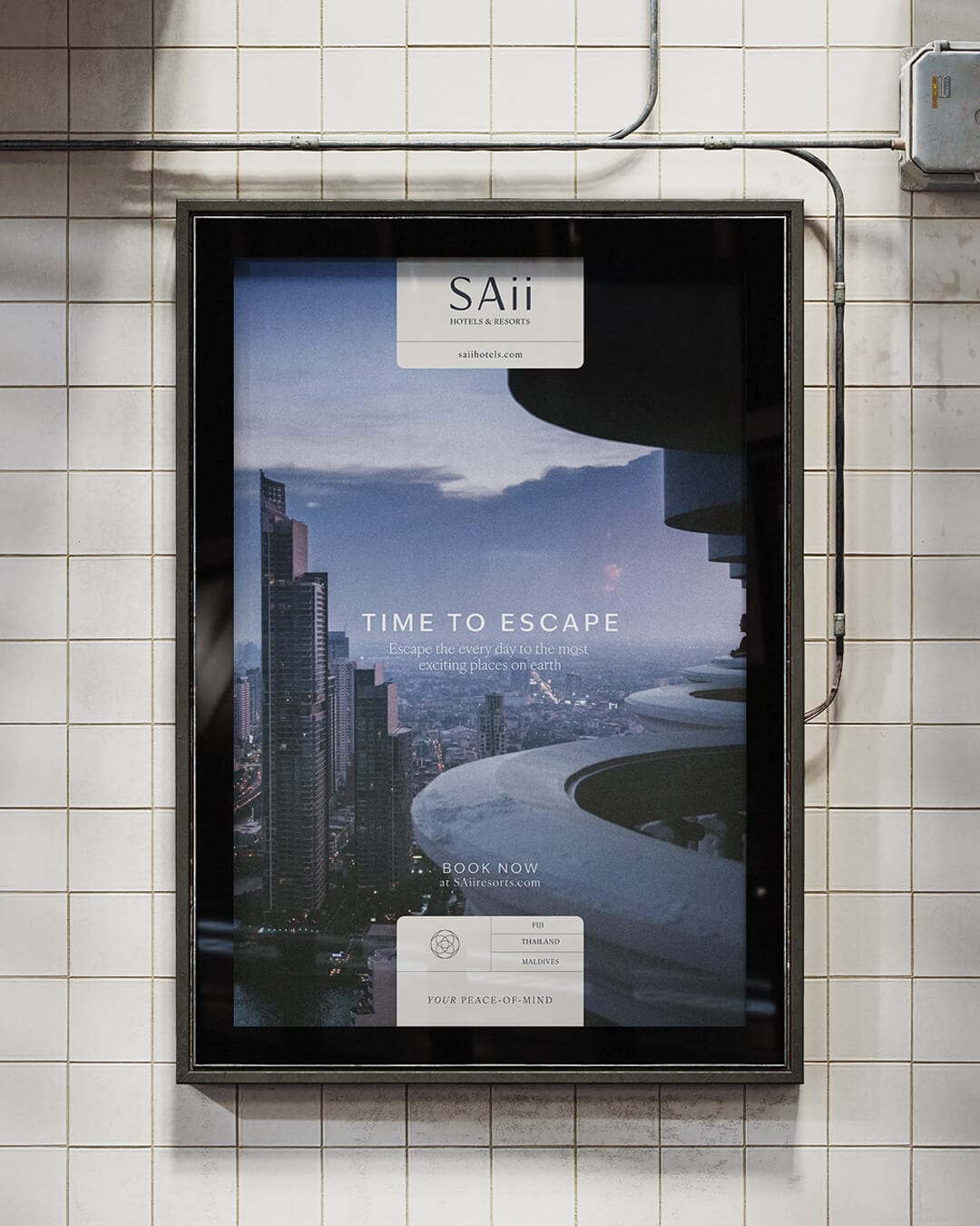 OOH poster design in urban environment