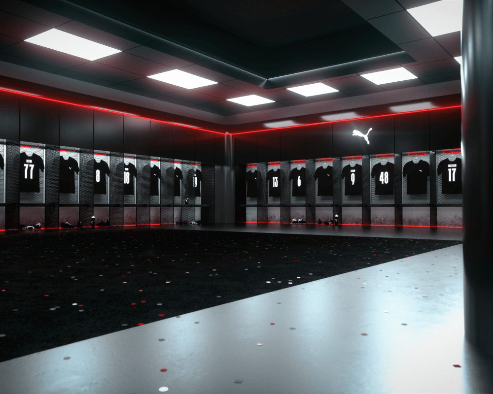 Puma Skill Cube CGI locker room